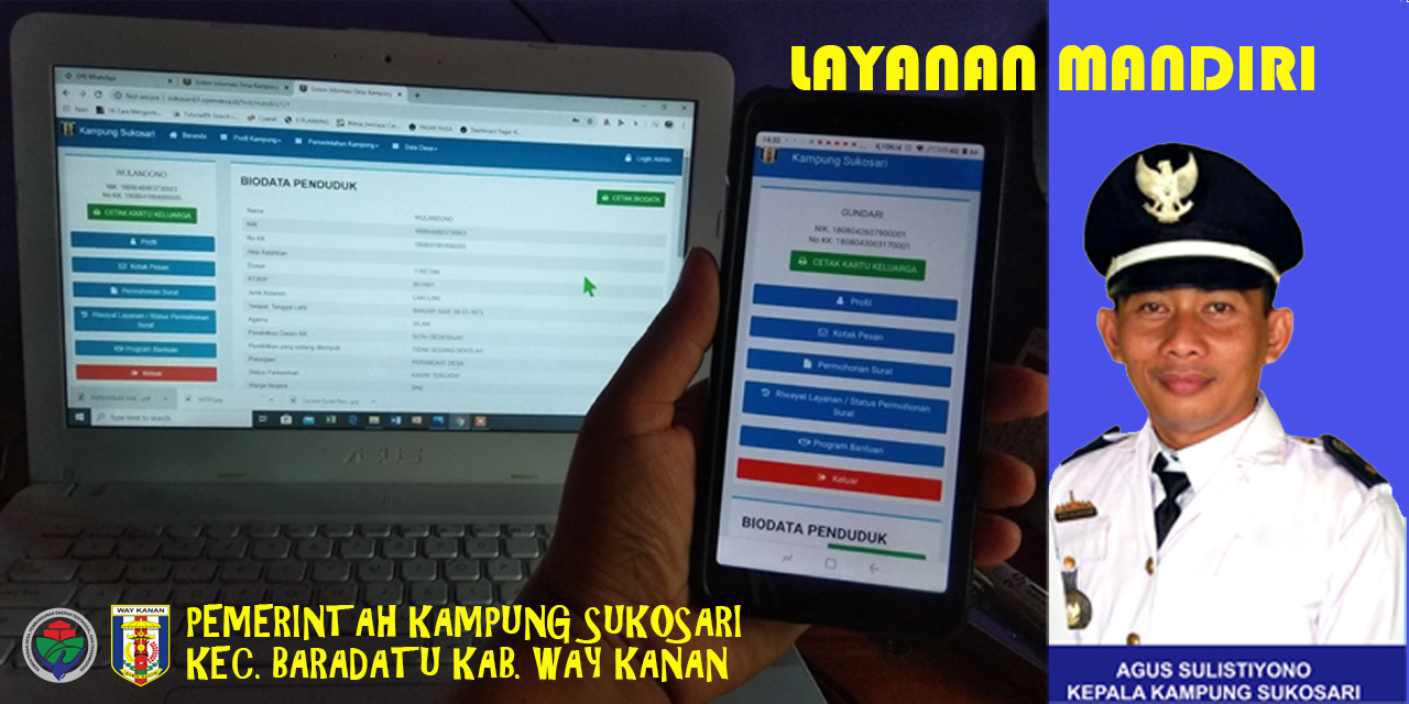 Pemerintah Kampung Sukosari terapkan Layanan Surat Online