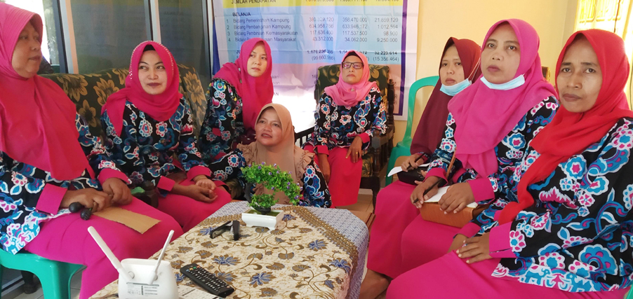 VIRTUAL MEATING TP-PKK SUKOSARI DENGAN TP-PKK PROVINSI LAMPUNG