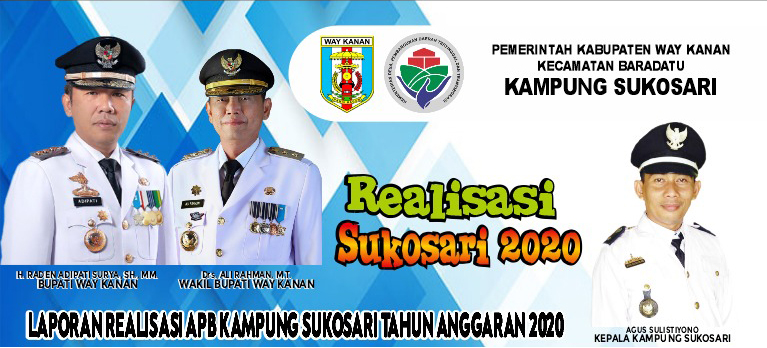 Publikasi Realisasi APBK Sukosari Tahun Anggaran 2020