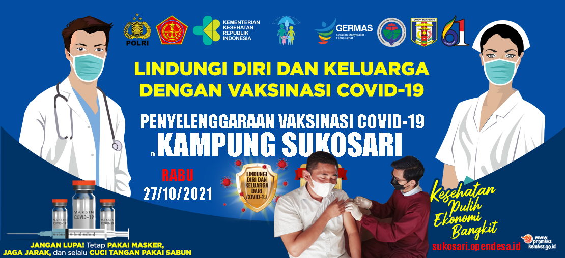 Penyelenggaraan Vaksinasi Covid-19 di Kampung Sukosari