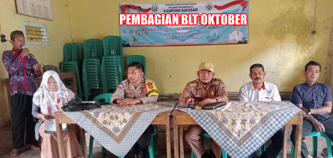 PEMBAGIAN BLT BULAN OKTOBER 2022