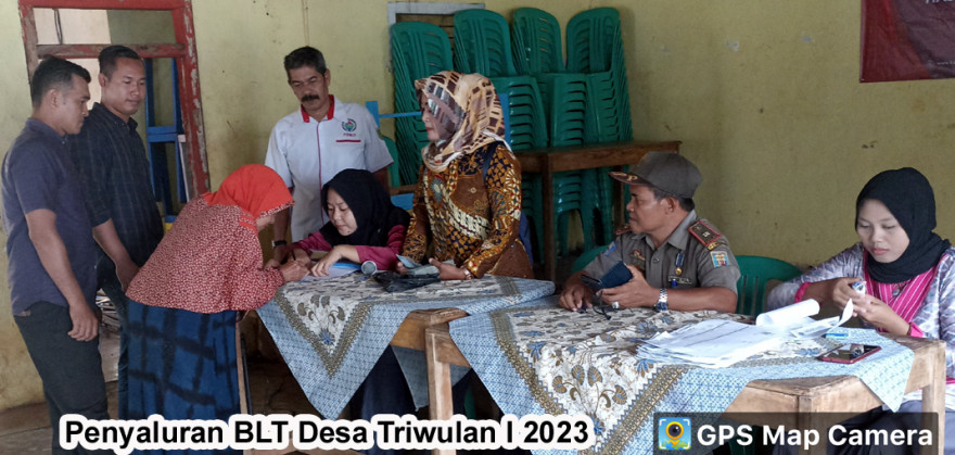 Penyaluran BLT Desa Triwulan I TA 2023