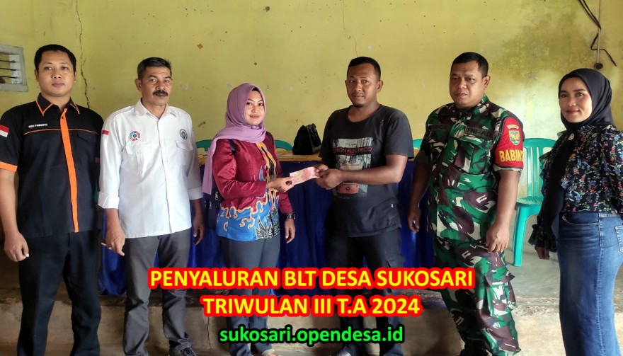 BLT DESA SUKOSARI TRIWULAN III CAIR